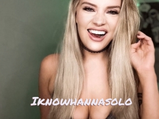 Iknowhannasolo