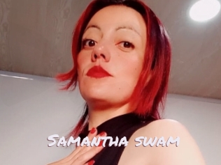 Samantha_swam